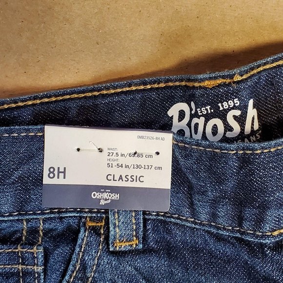 OshKosh Classic Fit Jeans Size 8H Blue - Picture 6 of 12